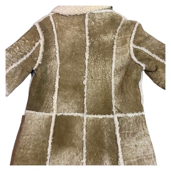 Sundance Shearling Leather Penny Lane Jacket Midi Sz 8 - Picture 6 of 8
